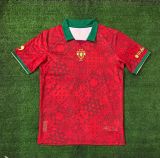 2025-26Mens Portugal  Red Green  soccer Jersey