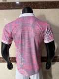 2025-26 Mens Real Madrid Player pink Soccer Jersey