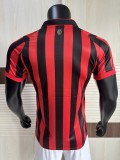 2025-26 Mens AC Milan player 125th Years Black red Jersey