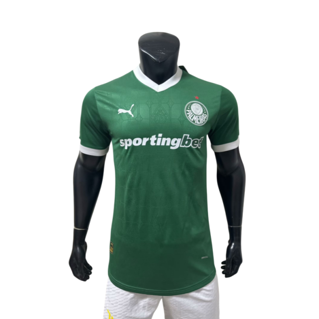 2025-26Mens Palmeiras Home Player Version Soccer Jersey