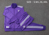 2025/26 Mens Real Madrid  Purple Jacket Training Suit