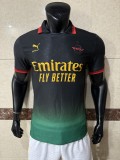 2025-26   Mens AC Milan  Third away Player  black Soccer Jersey