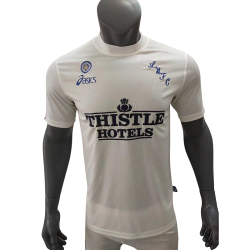 1995-96Mens  Leeds United Home Retro white Soccer Jersey