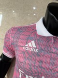 2025-26 Mens Real Madrid Player pink Soccer Jersey