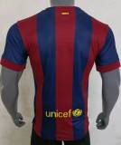 2014-15  Mens Barcelona Retro Home Soccer Jersey