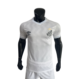 2025-26 Mens Santos FC white  Home Player Edition Soccer Jersey
