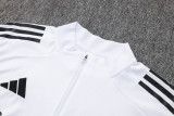 2024/25 Mens Real  Madrid white  Half-pull Training Suit