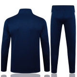 24-25 Portugal Royal Blue  Half Pull Tracksuit