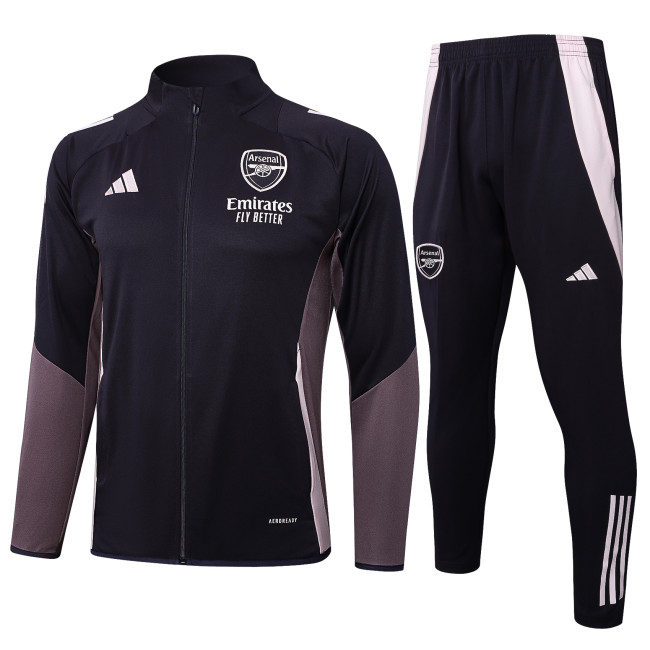 2024/25 Mens Arsenal kids Dark Gray  jacket Training Suit