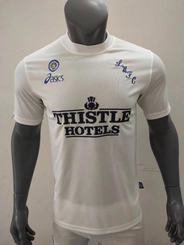 1995-96Mens  Leeds United Home Retro white Soccer Jersey
