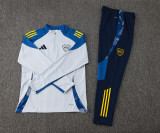 2024/25 Mens Boca Juniors grey Half pull Training Suit