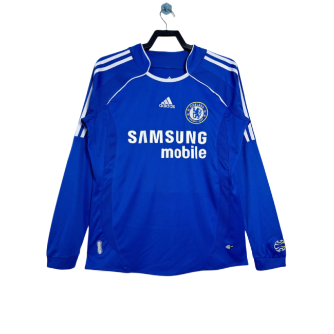 2006-07 Mens Chelsea Retro Home Long sleeve Jersey