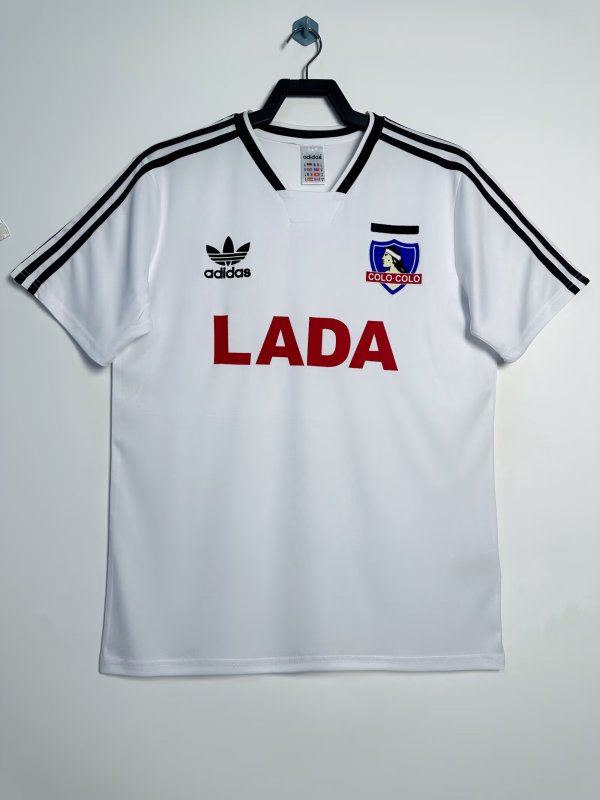 1991 Colo-Colo Home white Soccer Jersey