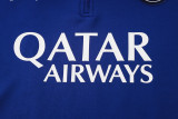 2024-25 Mens PSG Colorful Blue Half Pull Tracksuit