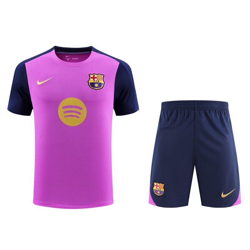 2025-26 Mens Barcelona Purple  Training Short Suit