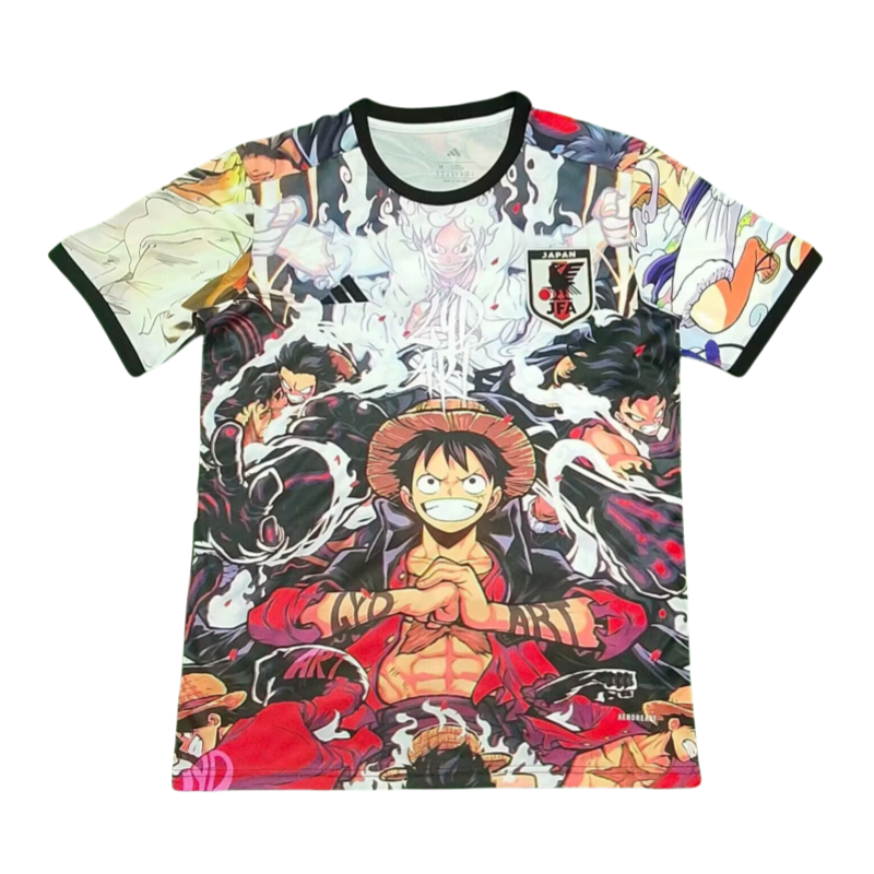 2025-26 Japan Red and White Anime Version Fans Soccer Jersey