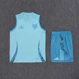 2025-26 Mens Cruzeiro  Light blue Vest Short traning suit