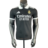 2025-26 Mens Real Madrid black  Player  Soccer Jersey