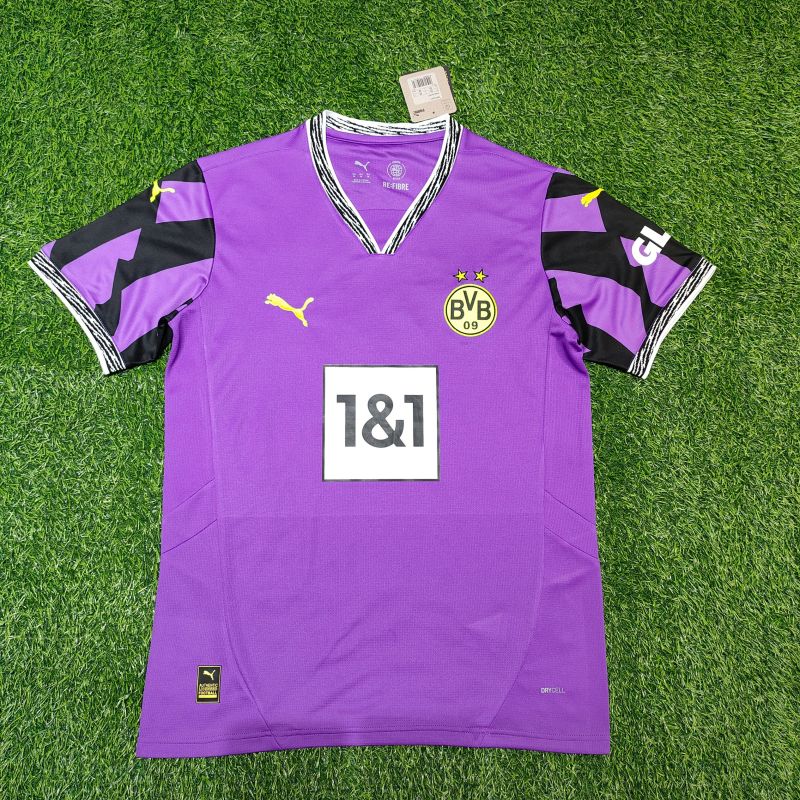 2025-26 Mens Dortmund Purple Special Edition Fans Soccer Jersey