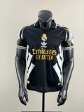 2025-26 Mens Real Madrid black  Player  Soccer Jersey