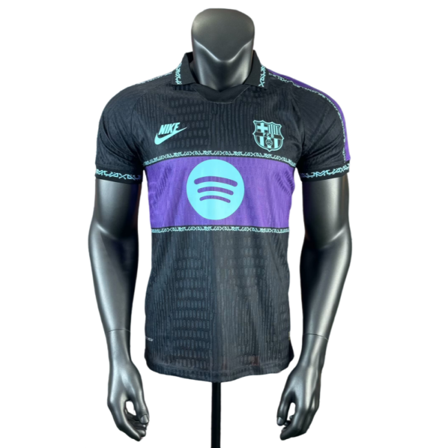 2025-26 Mens Barcelona dark purple  Player  version  soccer Jersey