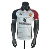 2025-26  Mens Manchester United  white  Player version Soccer Jersey