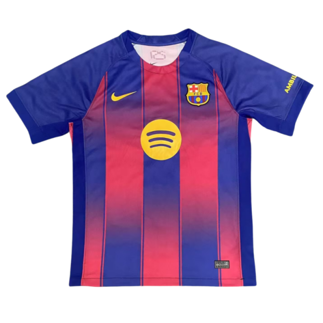 2025-26 Mens Barcelona blue soccer Jersey