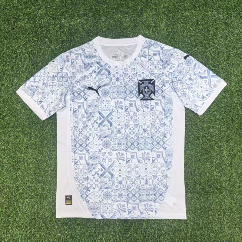 2025-26 Mens Portugal White Special Edition soccer Jersey