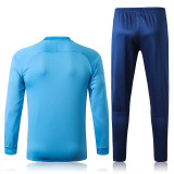 1920 Mens Barcelona Colorful blue  Jacket  Training  suit