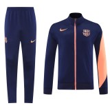 2025-26 Mens Barcelona royal blue Jacket  Training suit