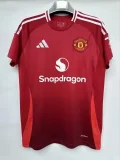 2024-25 Mens Manchester United red home Soccer Jersey