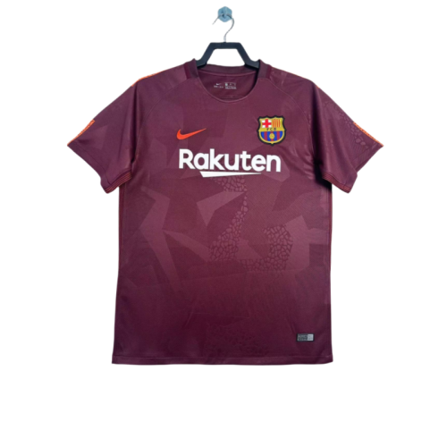 2017/18 Mens Barcelona Retro red away Soccer Jersey