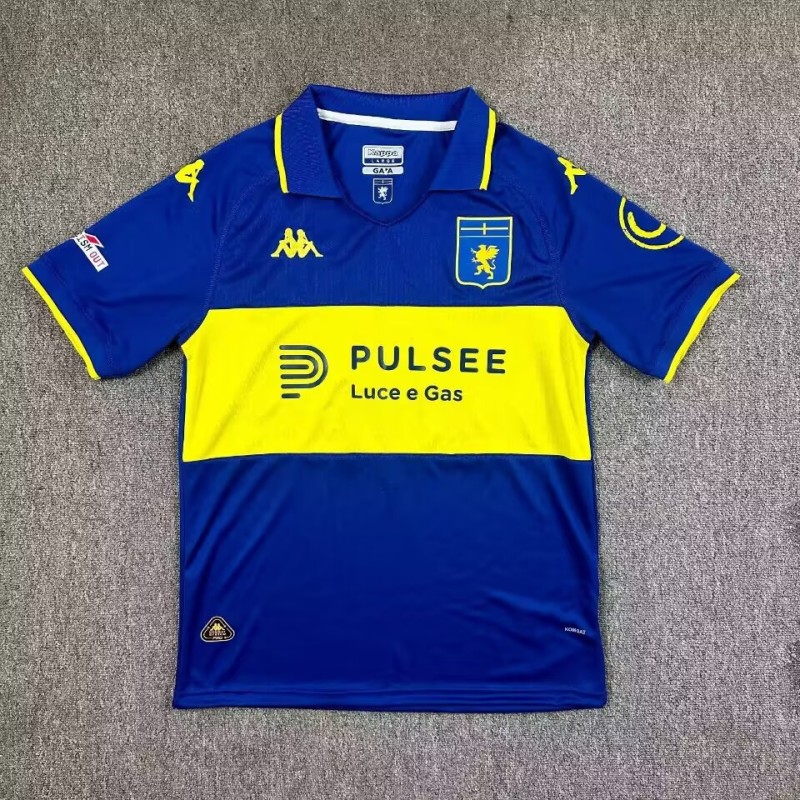2025-26 Mens Genoa blue Special Edition soccer Jersey