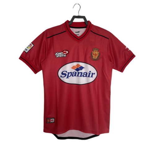 2000-01 Mens Mallorca red Retro  Soccer Jersey