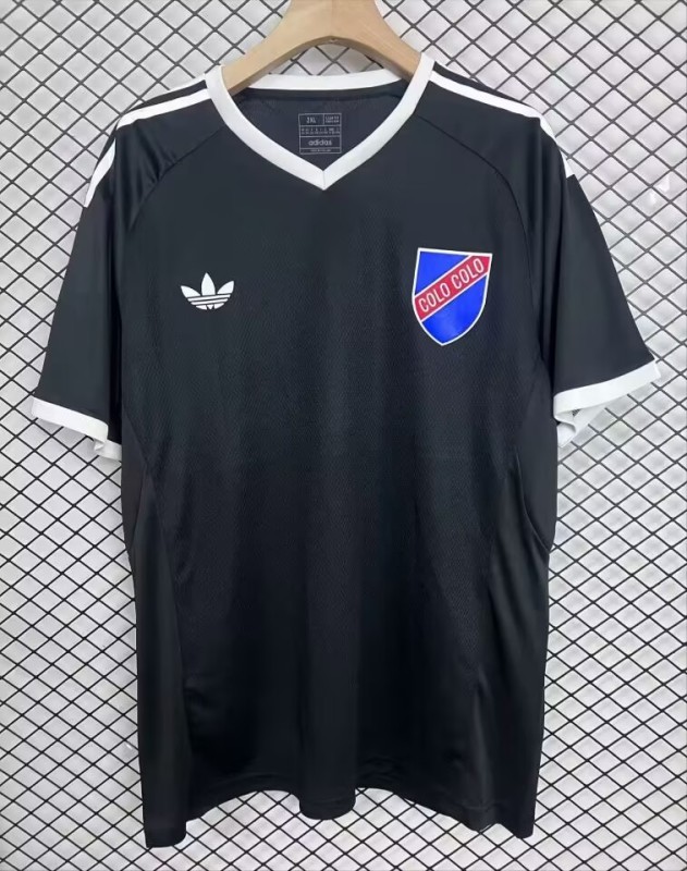 2025-26 Colo-Colo 100th anniversary black Fans Soccer Jersey