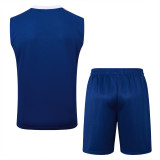 2024/25 Mens Arsenal  royal blue Vest Short traning suit