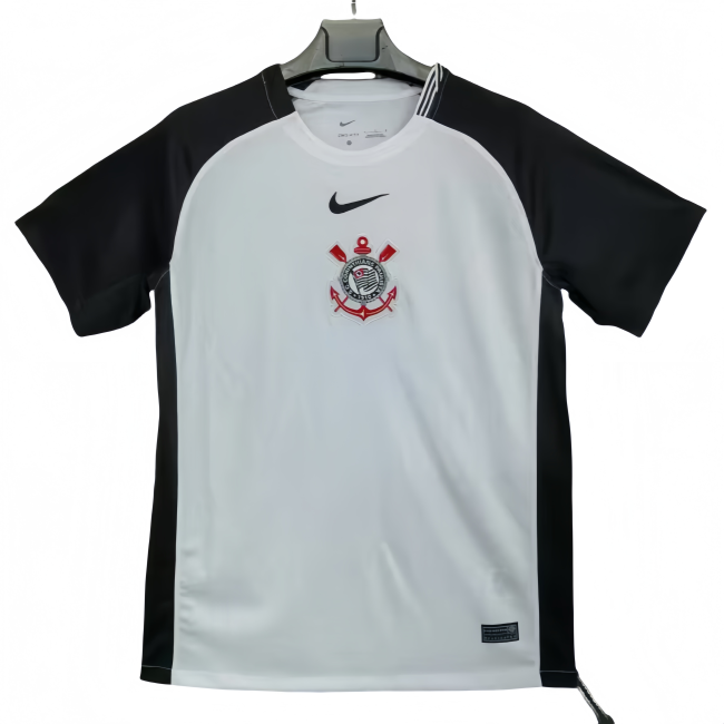 2025-26 Mens Corinthians  white Soccer Jersey