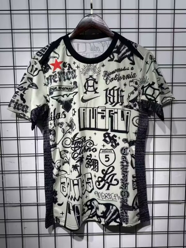 2025-26 Club America  Pre match uniform  Soccer Jersey