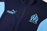 2025-26 Mens Olympique Marseille royal blue  Jacket Tracksuit