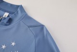 2025-26 Mens Cruzeiro  Blue Grey  Half-pull Tracksuit suit