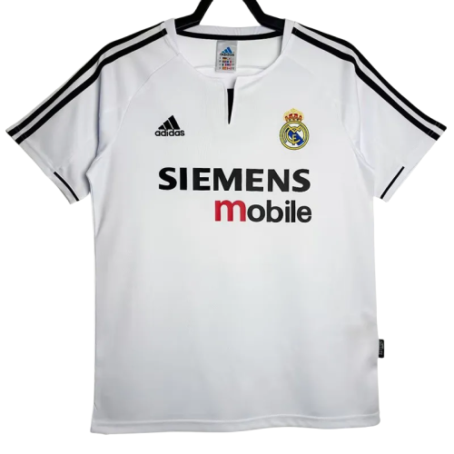 2003-2004 Real Madrid Home Retro Soccer Jersey