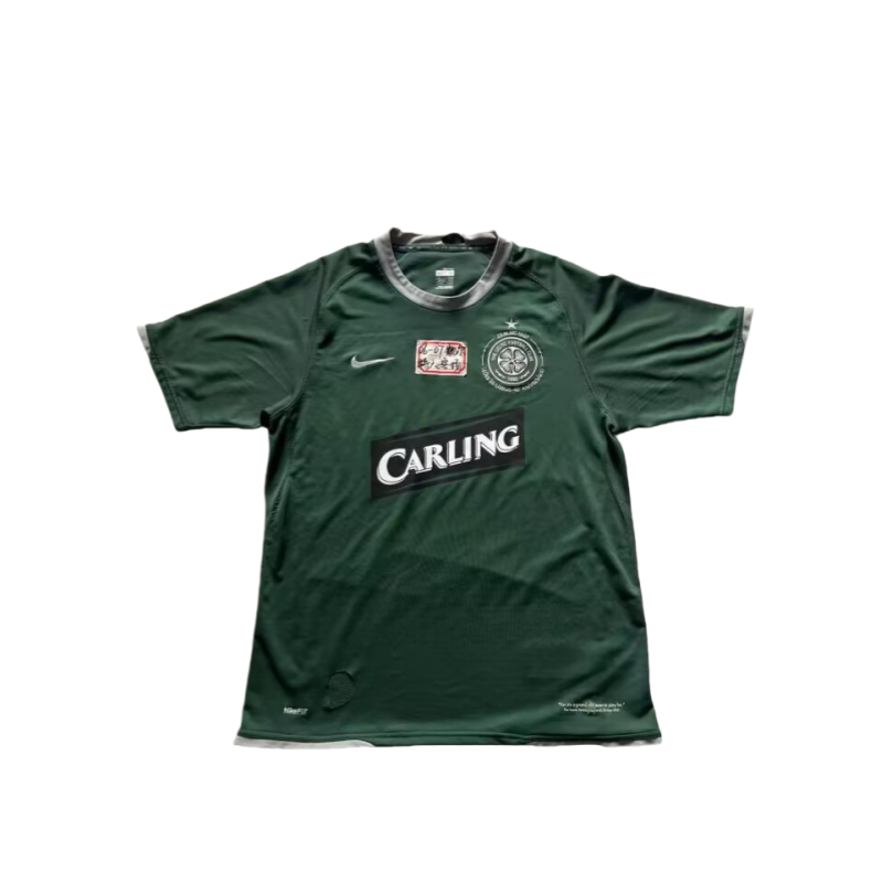 2006-07  Mens  Celtic  green  Home  Retro  soccer jersey