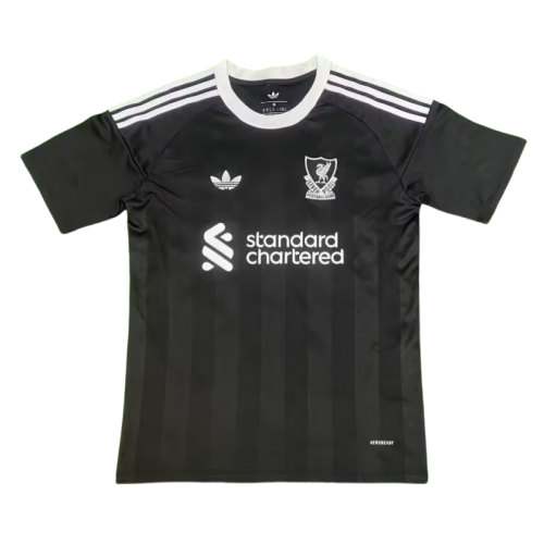 2025-26 Mens LIV Retro Black goalkeeper soccer Jersey