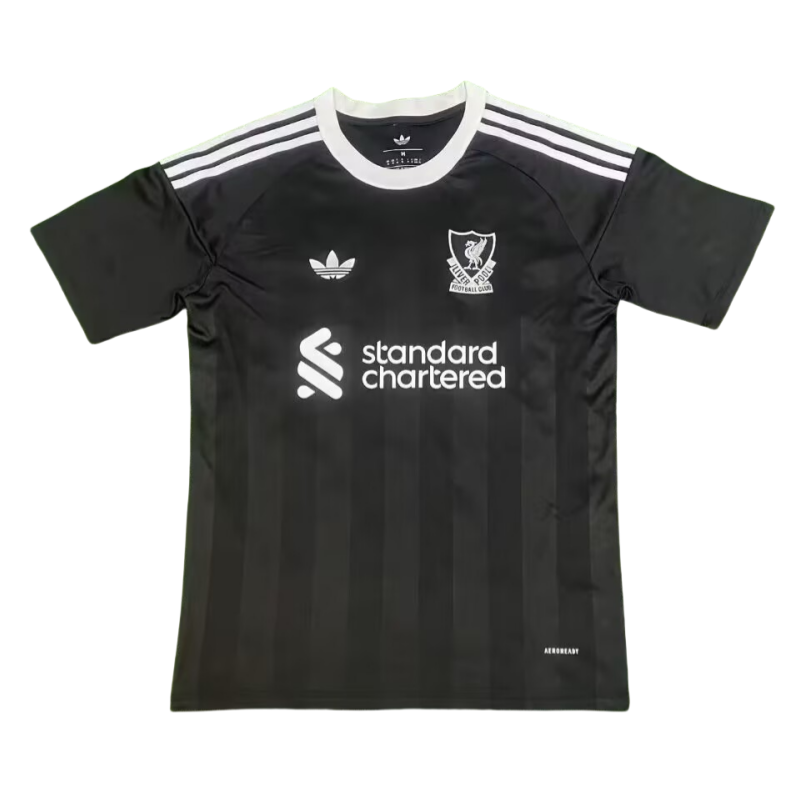 2025-26 Mens LIV Retro Black goalkeeper soccer Jersey