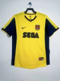 2000-01 Mens Arsenal Retro Away soccer Jersey