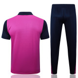 2025-26 Mens Barcelona Purple Polo Training Suit
