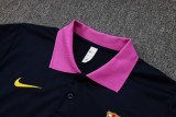 2025-26 Mens Barcelona Upper Blue polo Training Suit