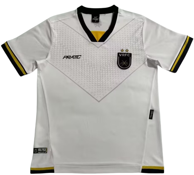 2025-26 Mens Volta Redonda away  white soccer jersey