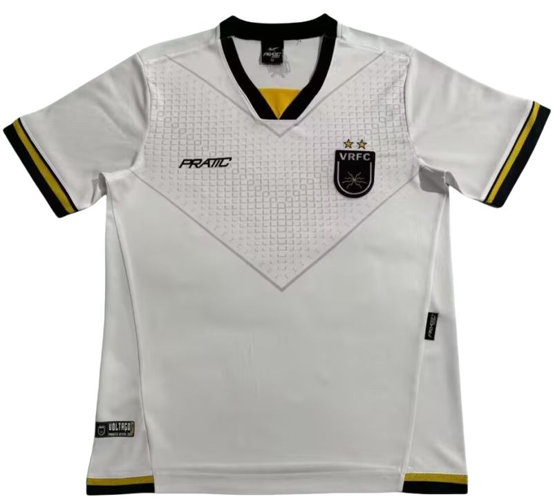 2025-26 Mens Volta Redonda away  white soccer jersey