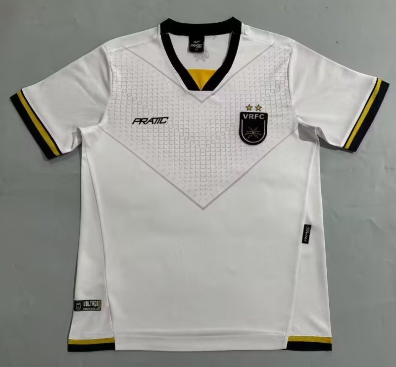 2025-26 Mens Volta Redonda away  white soccer jersey